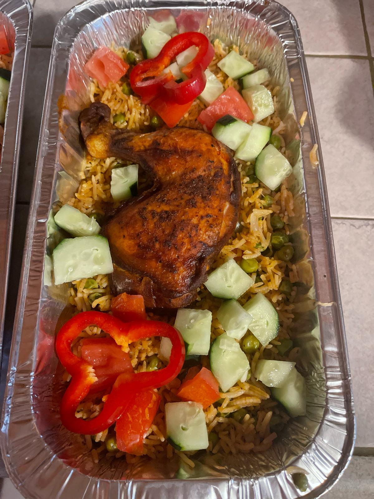 Chicken Thighs & Rice